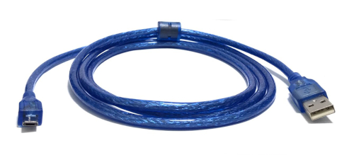 USB 2.0 AM to Micro USB M Cable Blue 1.5m